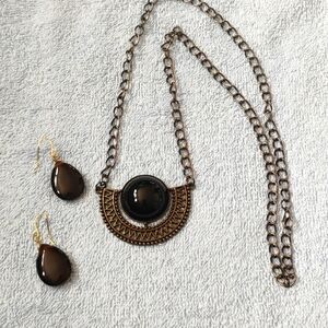 Necklace with Earrings